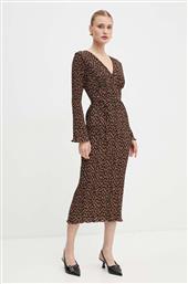 ΦΟΡΕΜΑ LEOPARD CELESTE DRESS ΧΡΩΜΑ: ΜΠΕΖ, NFDDR1701 NEVER FULLY