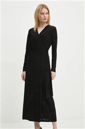 ΦΟΡΕΜΑ WILLOW WRAP DRESS ΧΡΩΜΑ: ΜΑΥΡΟ, NFDDR1685 NEVER FULLY