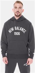 ESSENTIALS VARSITY FLEECE ΑΝΔΡΙΚΗ ΜΠΛΟΥΖΑ ΜΕ ΚΟΥΚΟΥΛΑ (9000159492-68460) NEW BALANCE
