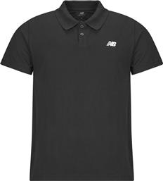 ΠΟΛΟ ΜΕ ΚΟΝΤΑ ΜΑΝΙΚΙΑ COTTON PIQUE POLO NEW BALANCE