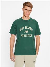 T-SHIRT ATHLETICS VARSITY GRAPHIC T-SHIRT MT33551 ΠΡΑΣΙΝΟ REGULAR FIT NEW BALANCE