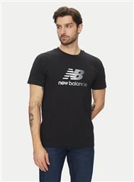 T-SHIRT ESSENTIALS MT51503 ΜΑΥΡΟ REGULAR FIT NEW BALANCE