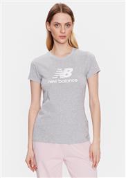T-SHIRT ESSENTIALS STACKED LOGO WT31546 ΓΚΡΙ ATHLETIC FIT NEW BALANCE