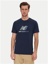 T-SHIRT MT51503 ΜΠΛΕ REGULAR FIT NEW BALANCE