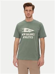 T-SHIRT MT51924 ΠΡΑΣΙΝΟ RELAXED FIT NEW BALANCE