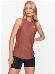 ΤΟΠ Q SPEED JACQUARD TANK WT33280 ΚΟΚΚΙΝΟ REGULAR FIT NEW BALANCE