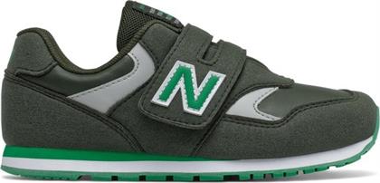 ΒΡΕΦΙΚΑ ΠΑΠΟΥΤΣΙΑ 393 ΓΙΑ ΑΓΟΡΙΑ CHAKI/GREEN (ΜΕΓΕΘΗ 20-27,5) - ΠΡΑΣΙΝΟ NEW BALANCE