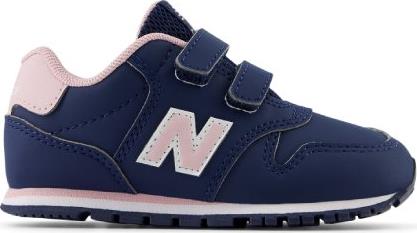 ΒΡΕΦΙΚΑ ΠΑΠΟΥΤΣΙΑ 500 ΓΙΑ ΚΟΡΙΤΣΙΑ NAVY/LIGHT PINK (ΜΕΓΕΘΗ 21-27,5) - ΜΠΛΕ NEW BALANCE