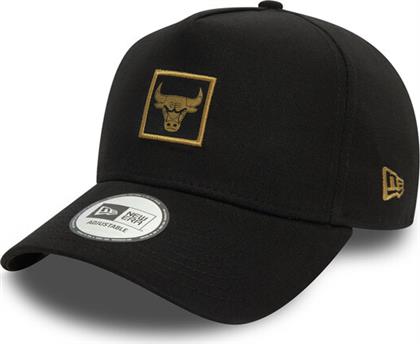 ΚΑΠΕΛΟ JOCKEY CHICAGO BULLS METALLIC PATCH 9FORTY E-FRAME 60580710 ΜΑΥΡΟ NEW ERA