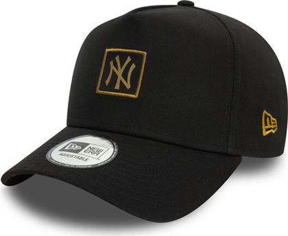 ΚΑΠΕΛΟ JOCKEY METALLIC PATCH NEW YORK YANKEES 9FORTY E-FRAME 60580701 ΜΑΥΡΟ NEW ERA