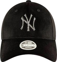 ΚΑΠΕΛΟ JOCKEY VELOUR DIAMANTE NEW YORK YANKEES 9FORTY 60580876 ΜΑΥΡΟ NEW ERA