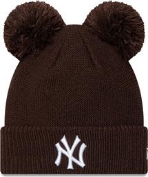 ΣΚΟΥΦΟΣ NEW YORK YANKEES DOUBLE POM KNIT BEANIE 60580773 ΚΑΦΕ NEW ERA