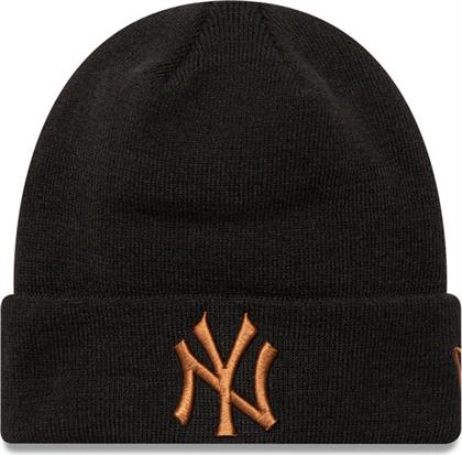 ΣΚΟΥΦΟΣ NEW YORK YANKEES LEAGUE ESSENTIAL CUFF KNIT BEANIE 60580722 ΜΑΥΡΟ NEW ERA