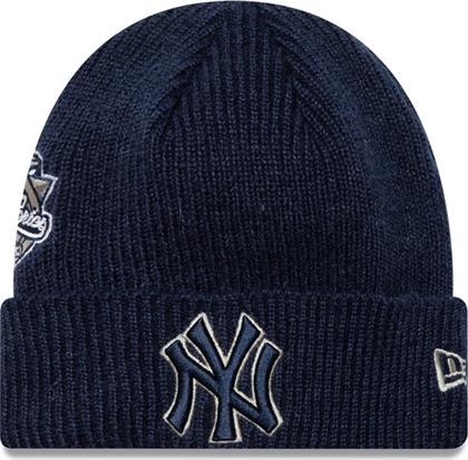 ΣΚΟΥΦΟΣ WORLD SERIES PATCH NEW YORK YANKEES CUFF KNIT BEANIE 60580731 ΣΚΟΥΡΟ ΜΠΛΕ NEW ERA