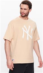 T-SHIRT UNISEX NEW YORK YANKEES MLB LEAGUE ESSENTIAL 60332281 ΜΠΕΖ OVERSIZE NEW ERA