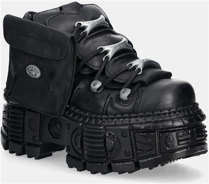 ΔΕΡΜΑΤΙΝΑ SNEAKERS NEW ROCK