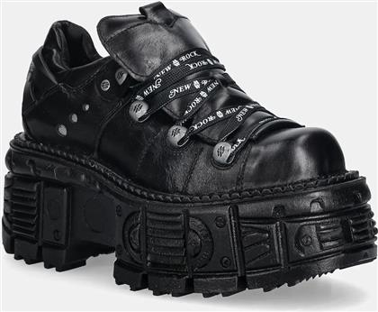 ΔΕΡΜΑΤΙΝΑ ΑΘΛΗΤΙΚΑ ΠΑΠΟΥΤΣΙΑ ITALI NEGRO, TANK NE NEW ROCK