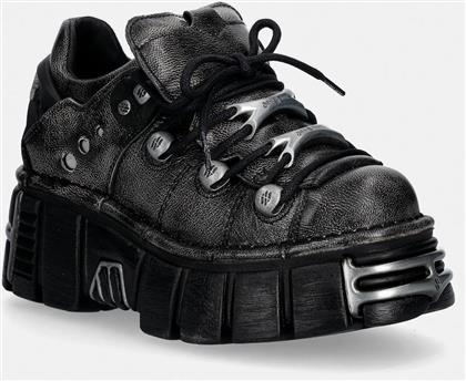 ΔΕΡΜΑΤΙΝΑ SNEAKERS PULIK OLD ARENA TOWER NEGRO ACERO + LATER NEW ROCK