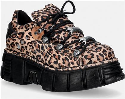 ΣΟΥΕΤ SNEAKERS ANTE LEOPARDO CUERO, TOWER NEGRO+ LATERAL NEW ROCK