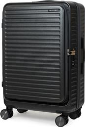 ΒΑΛΙΤΣΑ ΜΕΓΑΛΗ ΜΕ ΡΟΔΕΣ (ABS+PC) N1605/70 DARK GREY NEWCOM