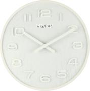 3096 WOOD MEDIUM 35.5CM WHITE NEXTIME από το e-SHOP