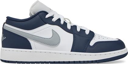 ΑΘΛΗΤΙΚΑ AIR JORDAN 1 LOW (GS) 553560 141 ΣΚΟΥΡΟ ΜΠΛΕ NIKE