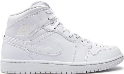 ΑΘΛΗΤΙΚΑ AIR JORDAN 1 MID 554724 136 ΛΕΥΚΟ NIKE