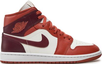 ΑΘΛΗΤΙΚΑ AIR JORDAN 1 MID BQ6472 200 ΚΑΦΕ NIKE