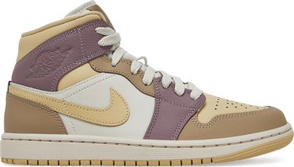 ΑΘΛΗΤΙΚΑ AIR JORDAN 1 MID HV2370 100 ΜΠΕΖ NIKE