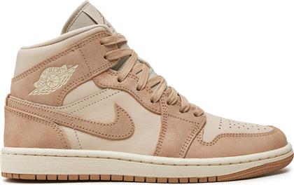 ΑΘΛΗΤΙΚΑ AIR JORDAN 1 MID SE FJ3448 200 ΕΚΡΟΥ NIKE