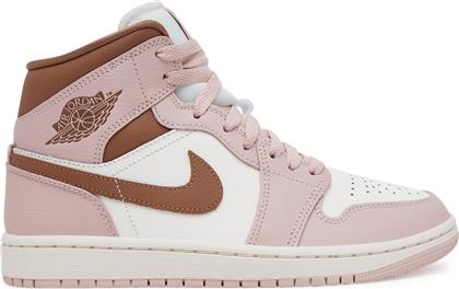 ΑΘΛΗΤΙΚΑ WMNS AIR JORDAN 1 MID BQ6472 620 ΛΕΥΚΟ NIKE