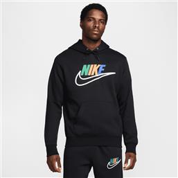 CLUB FLEECE ΑΝΔΡΙΚΗ ΜΠΛΟΥΖΑ ΜΕ ΚΟΥΚΟΥΛΑ (9000190292-1469) NIKE