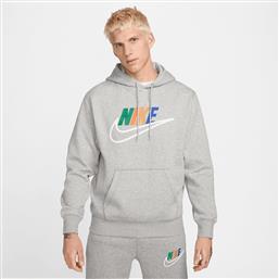 CLUB FLEECE ΑΝΔΡΙΚΗ ΜΠΛΟΥΖΑ ΜΕ ΚΟΥΚΟΥΛΑ (9000191138-75152) NIKE