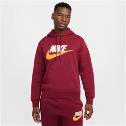 CLUB FLEECE FN3104-677 ΜΠΟΡΝΤΟ NIKE