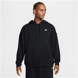 CLUB FLEECE FRENCH TERRY ΑΝΔΡΙΚΗ ΜΠΛΟΥΖΑ ΜΕ ΚΟΥΚΟΥΛΑ (9000191924-8516) NIKE