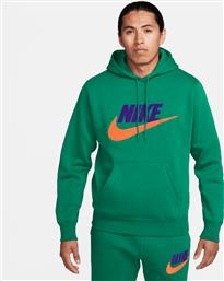 CLUB FLEECE PULLOVER ΑΝΔΡΙΚΗ ΜΠΛΟΥΖΑ ΜΕ ΚΟΥΚΟΥΛΑ (9000173968-75197) NIKE