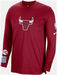 DRI-FIT CHICAGO BULLS CITY EDITION ΑΝΔΡΙΚΗ ΜΠΛΟΥΖΑ ΜΕ ΜΑΚΡΥ ΜΑΝΙΚΙ (9000110382-60838) NIKE