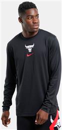 DRI-FIT NBA CHICAGO BULLS CITY EDITION ΑΝΔΡΙΚΗ ΜΠΛΟΥΖΑ ΜΕ ΜΑΚΡΥ ΜΑΝΙΚΙ (9000164742-1470) NIKE