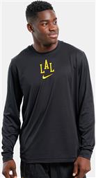 DRI-FIT NBA LOS ANGELES LAKERS CITY EDITION ΑΝΔΡΙΚΗ ΜΠΛΟΥΖΑ ΜΕ ΜΑΚΡΥ ΜΑΝΙΚΙ (9000164728-1470) NIKE