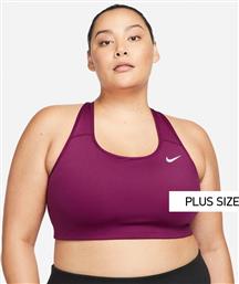 DRI-FIT SWOOSH PLUS SIZE ΓΥΝΑΙΚΕΙΟ ΑΘΛΗΤΙΚΟ ΜΠΟΥΣΤΑΚΙ (9000094742-56945) NIKE