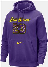 LOS ANGELES LAKERS CLUB ΑΝΔΡΙΚΗ ΜΠΛΟΥΖΑ ΜΕ ΚΟΥΚΟΥΛΑ (9000197483-53649) NIKE