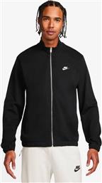 M NK CLUB KNIT JKT FQ3426-010 ΜΑΥΡΟ NIKE