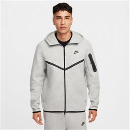 M NK TCH FLC FZ WR HOODIE HV0949-063 ΓΚΡΙ NIKE