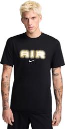 M NSW SW AIR GRAPHIC TEE HM0185-010 ΜΑΥΡΟ NIKE