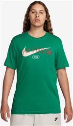 M NSW TEE CLUB SSNL HBR FV5711-365 ΠΡΑΣΙΝΟ NIKE