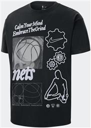 MAX90 BROOKLYN NETS ΑΝΔΡΙΚΟ T-SHIRT (9000206676-1469) NIKE