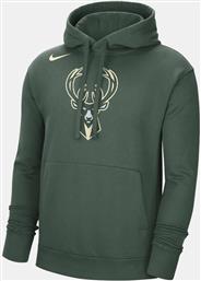 MILWAUKEE BUCKS ESSENTIALS ΑΝΔΡΙΚΗ ΜΠΛΟΥΖΑ ΜΕ ΚΟΥΚΟΥΛΑ (9000110389-16333) NIKE