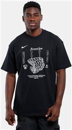 NBA BROOKLYN NETS COURTSIDE MAX90 AΝΔΡΙΚΟ MΠΑΣΚΕΤΙΚΟ T-SHIRT (9000172895-1469) NIKE