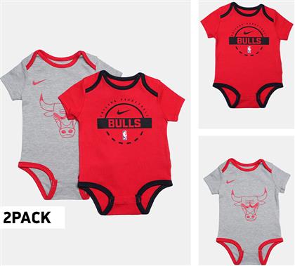 NBA CHICAGO BULLS 2PK CREEPER ΒΡΕΦΙΚΟ ΣΕΤ (9000260100-60067) NIKE