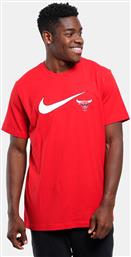 NBA CHICAGO BULLS ESSENTIAL SWOOSH ΑΝΔΡΙΚΟ T-SHIRT (9000177414-76010) NIKE